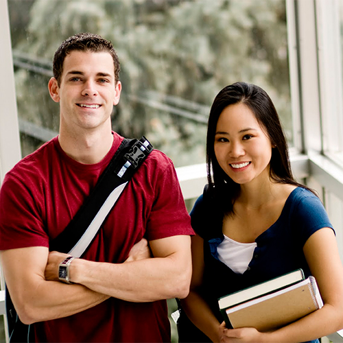 student couple